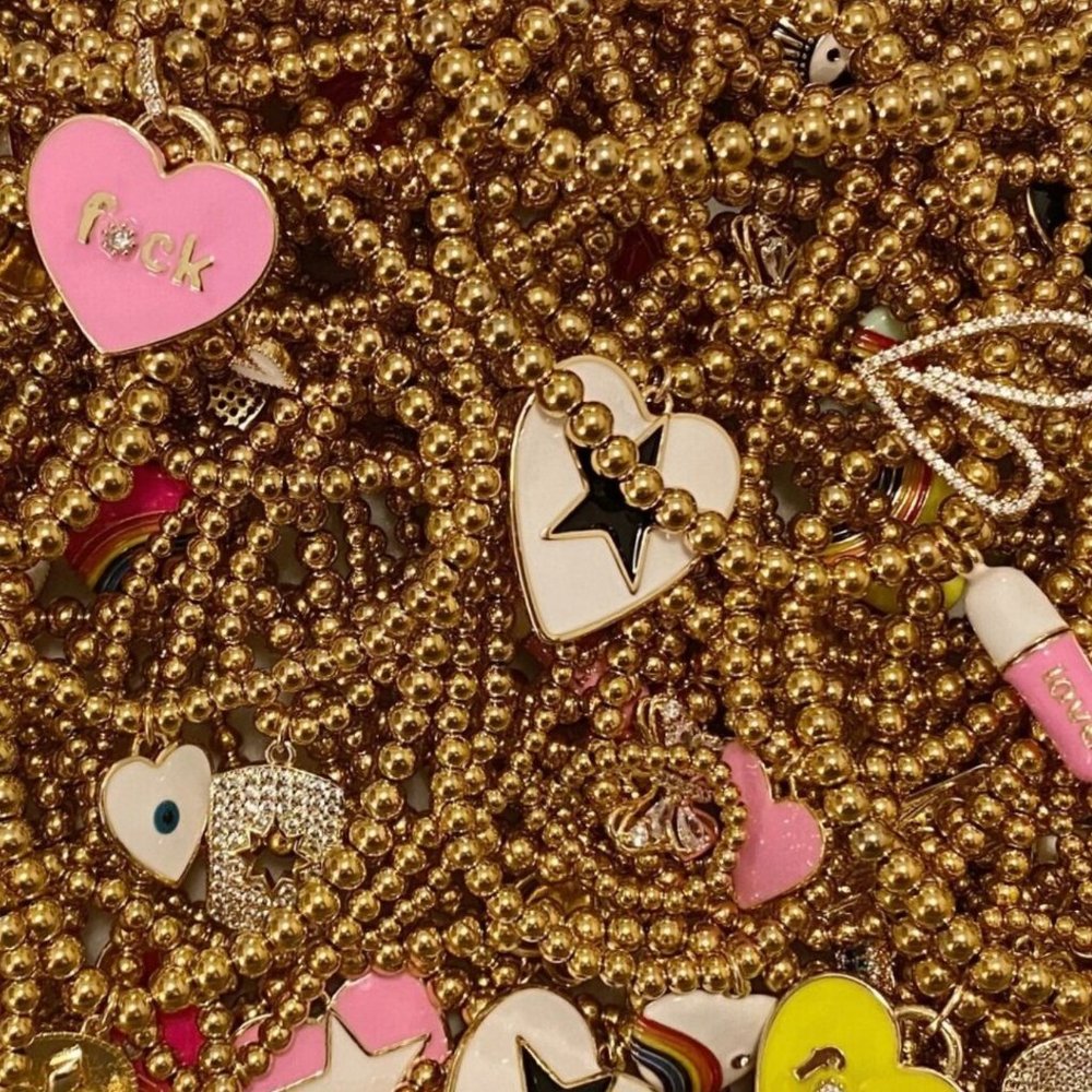 Gold Beaded Bracelets